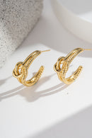 Adelise Knotted Hoop