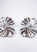 Ariel Silver Chunky Twisted Shell Earrings