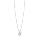 Absolute Fine Pearl & Enamel Necklace - N2258SL Silver