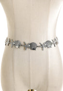 Athena Shell, Starfish & Pearl Chain Belt - Silver