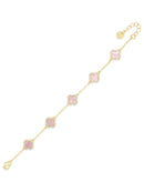 Absolute Clover Bracelet Pink - B2350PK