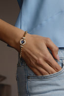 Absolute Light Sapphire Magnetic Clasp Bracelet - B2414LS