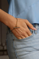 Absolute Gold T-Bar Bracelet - B2417GL