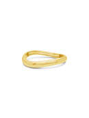 Absolute Gold Curved Bangle - BA251GL Gold