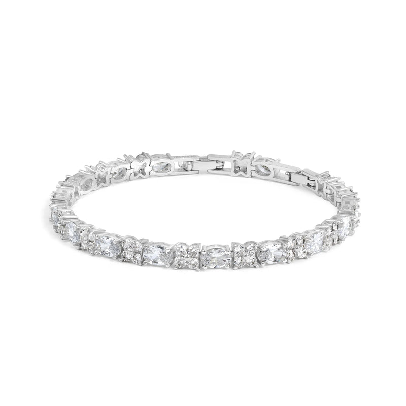 Newbridge Silver Plated CZ Bracelet BR0022SP