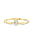 Seala Claddagh Crystal Heart Bangle CBA113GL
