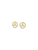 Seala Crystal Trinity Knot Circle Stud CE108GL