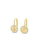 Seala Celtic Trinity Knot Cross Drop Earring CE109GL