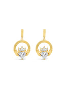 Seala Claddagh With Crystal Drop Earring CE112GL
