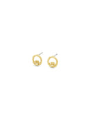 Seala Mini Claddagh Stud Earring CE126GL