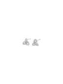 Seala Silver Crystal Small Trinity Knot CE129MX