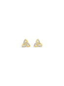 Seala Crystal Trinity Knot Stud CE131GL