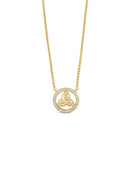 Seala Trinity Knot Circle Necklace CP108GL