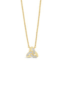 Seala Crystal & Gold Trinity Knot Necklace CP131GL