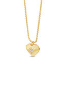 Seala Star Crystal Heart Locket Necklace CP141GL