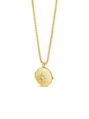 Seala Crystal Star Locket Necklace CP138GL