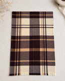 Clodagh Tartan Scarf - Brown