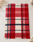 Clodagh Tartan Scarf - Red