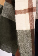 Clodagh Tartan Scarf - Khaki