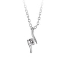 Newbridge Drop Pendant with Clear Stone JC206C