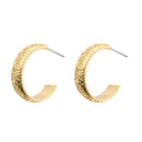 Newbridge Gold Plated Hoop Earrings E026