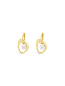 Absolute Pearl Oval Earrings- Gold E2381GL
