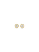 Absolute Gold Diamante & Opal Earrings - E2414WO