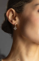 Absolute Gold Diamante Earrings- E2448GL