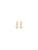 Absolute Gold Diamante Earrings- E2448GL