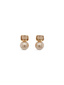 Absolute Champagne Pearl Diamante Earrings - E2458CH