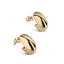 Newbridge Gold Plated Dome Mini Hoop Earrings ER0017GP