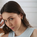 Newbridge Gold Plated Dome Mini Hoop Earrings ER0017GP