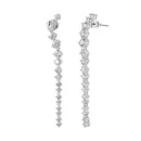 Newbridge Silver Plated CZ Drop Earrings ER0020SP