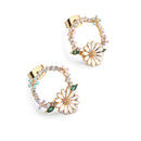 Newbridge Gold Plated Daisy Earrings ER0048GP