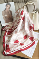 Elidi Printed Neck Scarf - Berry & Blush