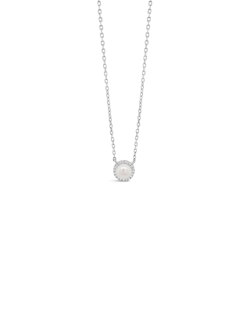 Absolute Sterling Silver Fine Pearl Necklace SP250SL