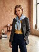 Gina Mini Polka Dot Neck Scarf - Blue