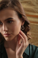 Newbridge Gold Plated Baguette Stone Drop Earrings ER2223G