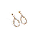 Newbridge Gold Plated Baguette Stone Drop Earrings ER2223G