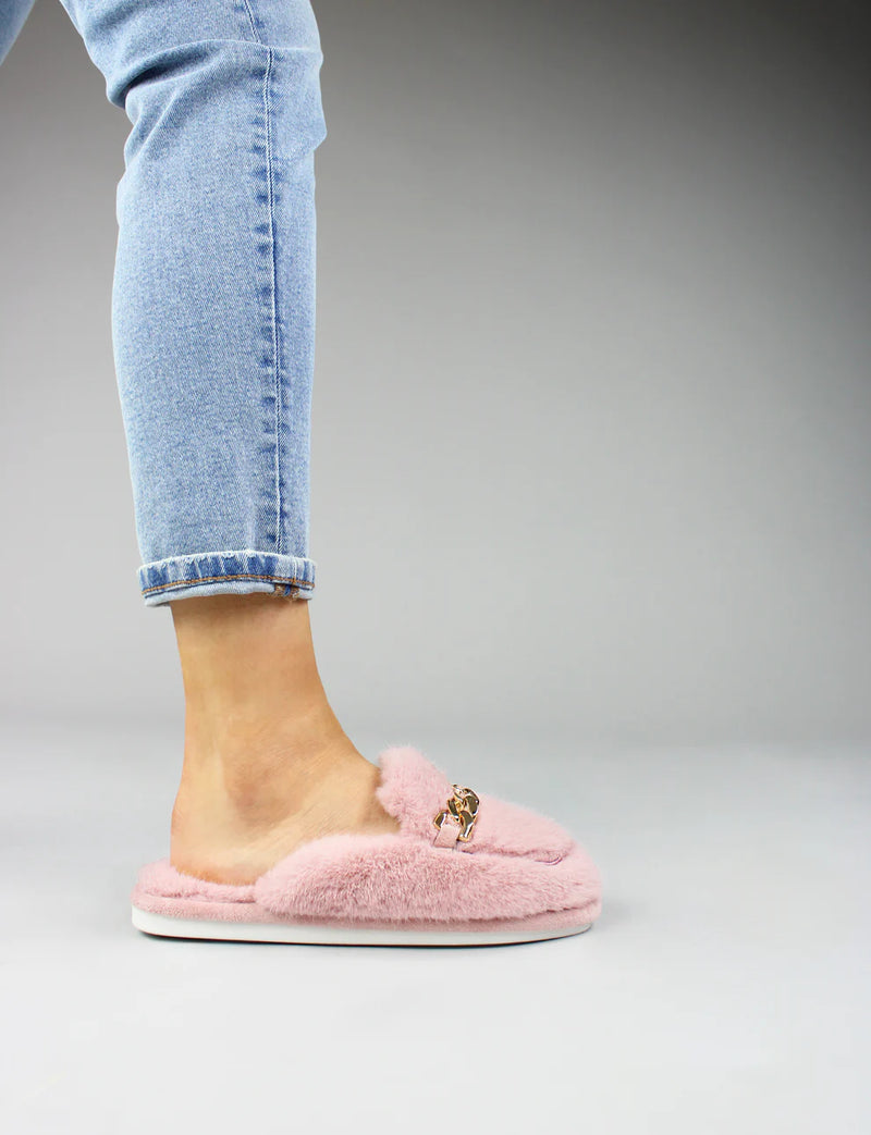 Heavenly Feet Slippers - Swan Pink