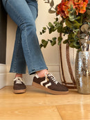 Marco Tozzi Chocolate Cord Trainer 2-23776-45 353