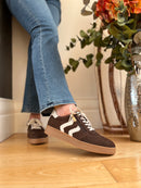 Marco Tozzi Chocolate Cord Trainer 2-23776-45 353