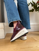 Marco Tozzi Mulberry Wedge Zip Up Trainers 2-24780-45 567