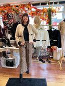 Coco Pearl Embellished Knitted - Camel