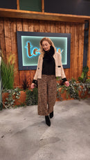 Coco Pearl Embellished Knitted - Camel