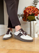 Marco Tozzi Trainer Leopard, Cream & Brown - 2-23775-46 490