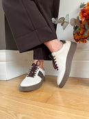 Marco Tozzi Trainer Leopard, Cream & Brown - 2-23775-46 490