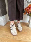 Marco Tozzi Trainer Cream & Burgundy - 2-23735-46 550