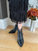 XTI Studded Western Boots - Black 146516
