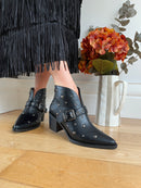 XTI Studded Western Boots - Black 146516